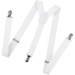 Children's White Y-Back Adjustable Braces